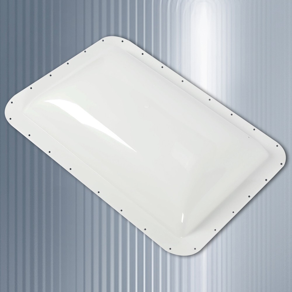 Exterior White Skylight Cover Roof Top For RV Camper Skylight 18" x 26"