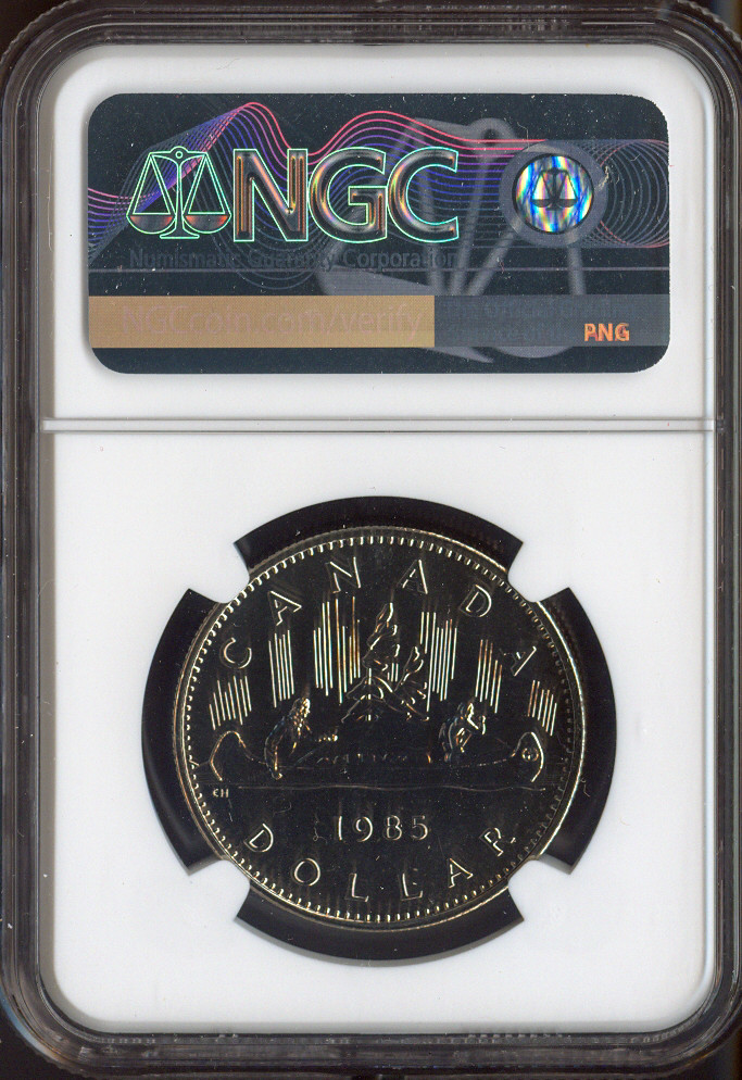 1985 Canada Dollar $1 NGC MS67 MAC - Quality