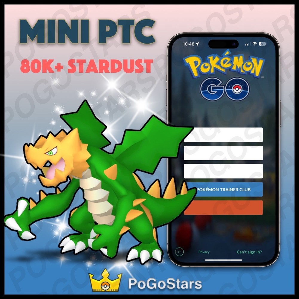 Pokémon PTC Go - Shiny Druddigon - 80K Stardust✨Read Description✨