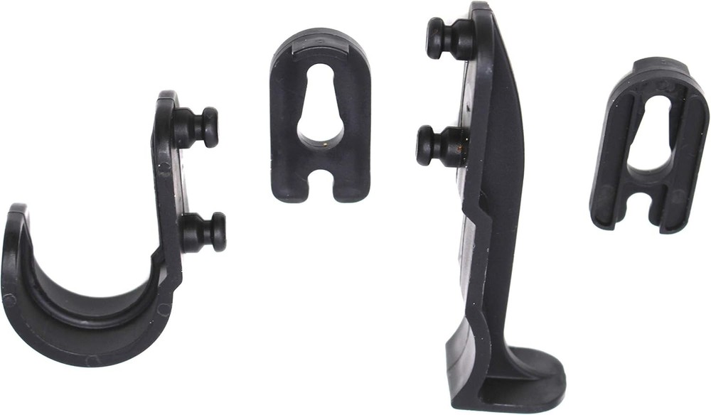 2 Pack Mailbox Plastic Latch Set Repair Kit for Solar Group Mail Box Black