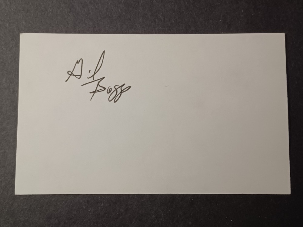 Gil Boggs Signed Index Card - Ballet