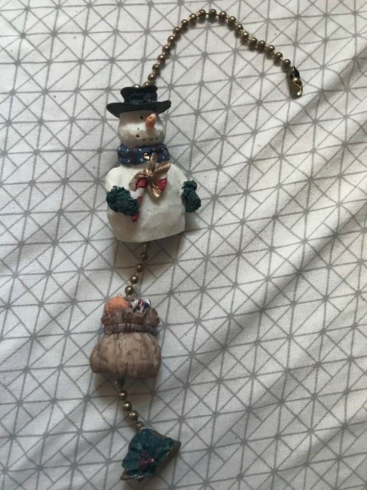 SNOWMAN PLAYSTONE FAN PULL GIFTCO INC