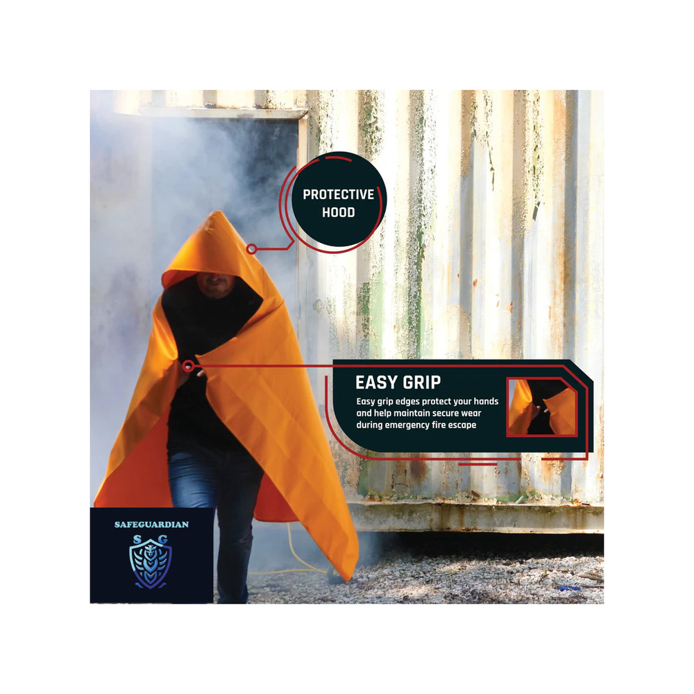 Fireproof Blanket | Fire Cloak | Fireproof Cloak/Cape | Emergency Fire Cape
