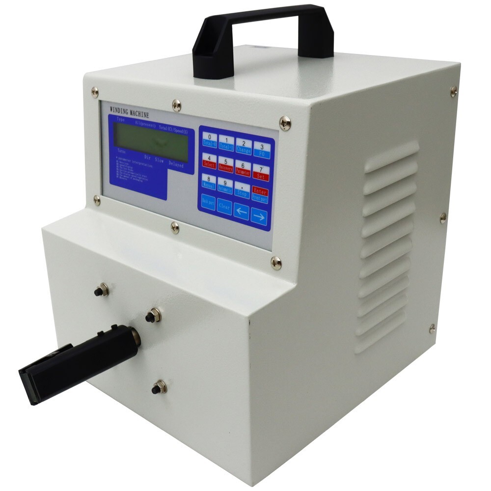 110V Wire Twisting Machine High-Speed Automatic Cable Winding w/LCD Display