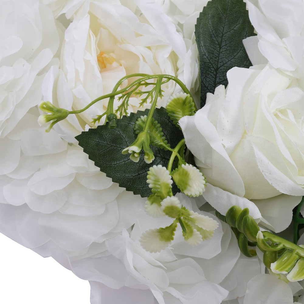 6Pcs Artificial Flower Wall Panel Wedding Backdrop Event Party Flower Wall Panel