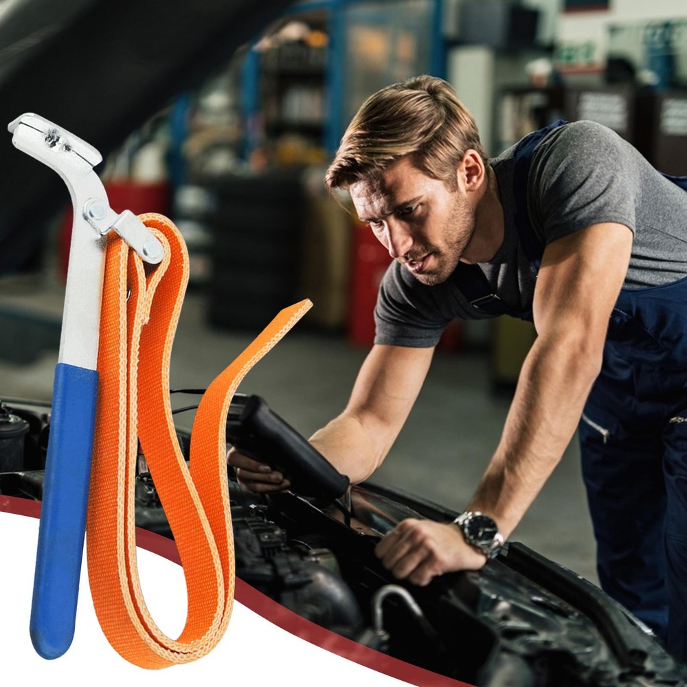 Strap Wrench Plumbing Heavy Duty Strap Wrench Adjustable Handle Belt