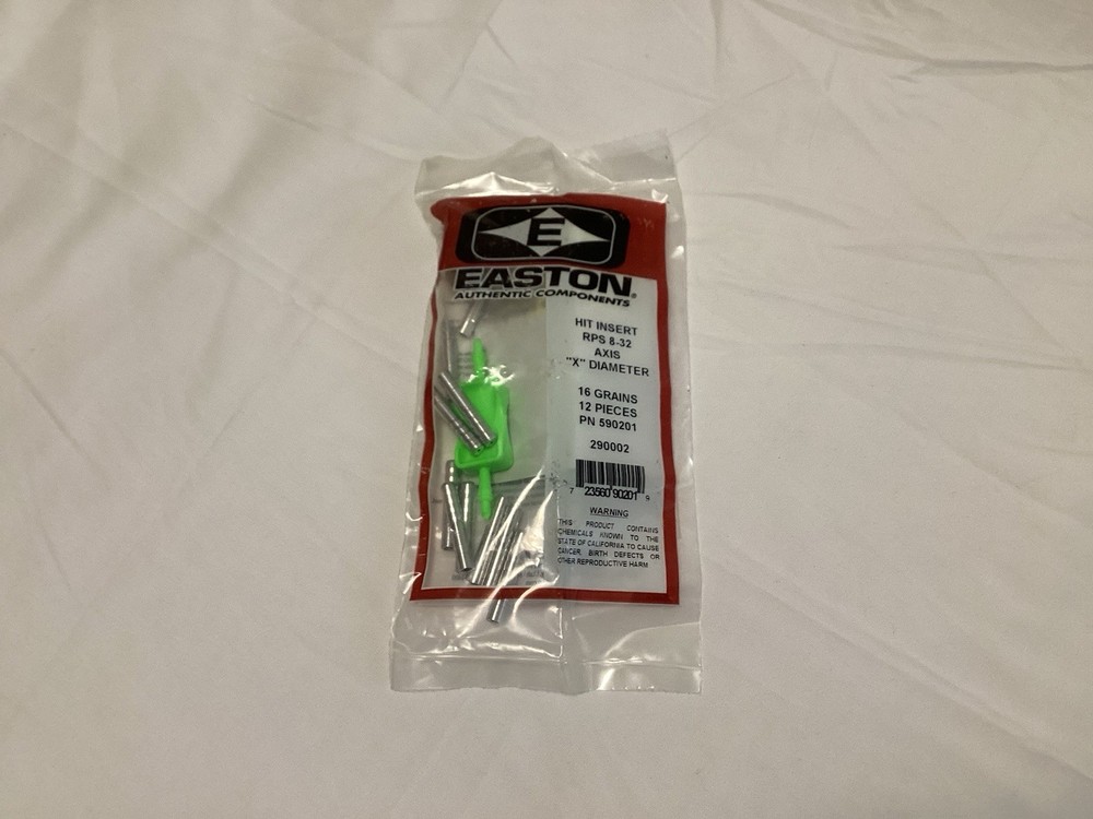Easton Hit Inserts Axis “X” Diameter