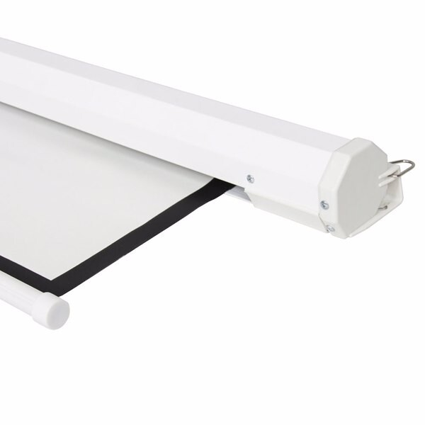 100" 4:3 80" x 60" Viewing Area Motorized Projector Screen with Remote Control M