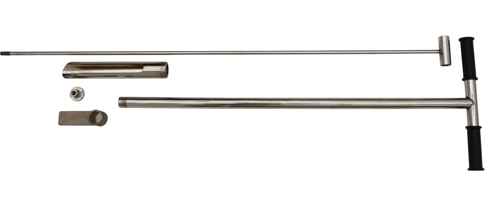 Dia. 1.5in Stainless Steel Soil Sample Prob T-style Handle Soil Sampling Tool