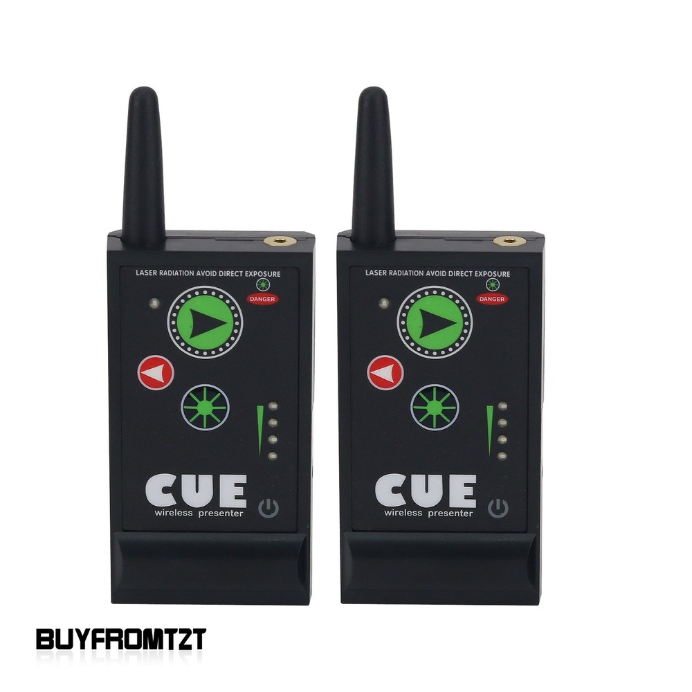 Super Cuelight Presenter Remote 1 Receiver 2 Transmitters for PPT Presentation