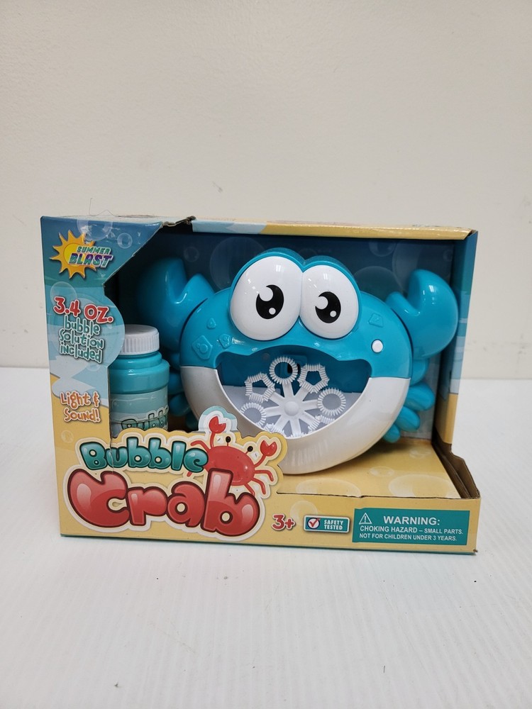Summer Blast Bubble Crab Bubble Machine - Ages 3+
