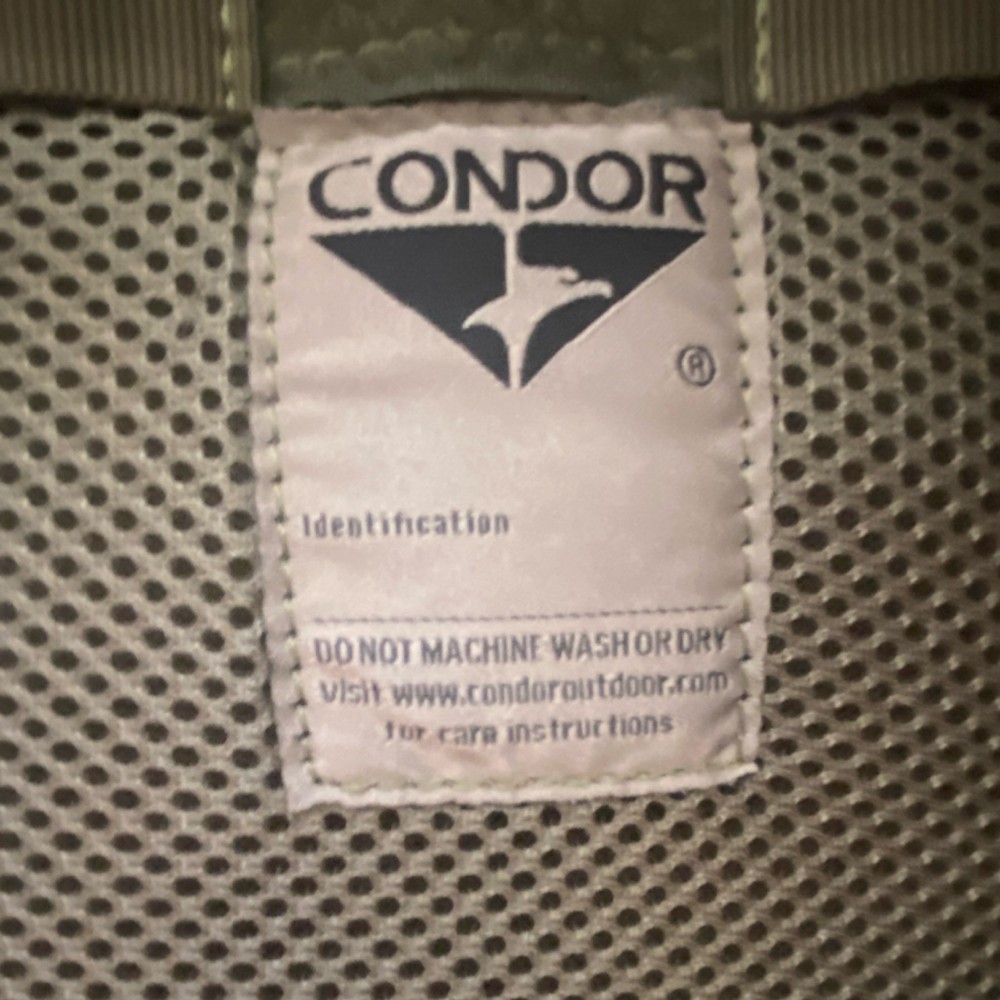Condor Tactical Vest S/M Green Adjustable