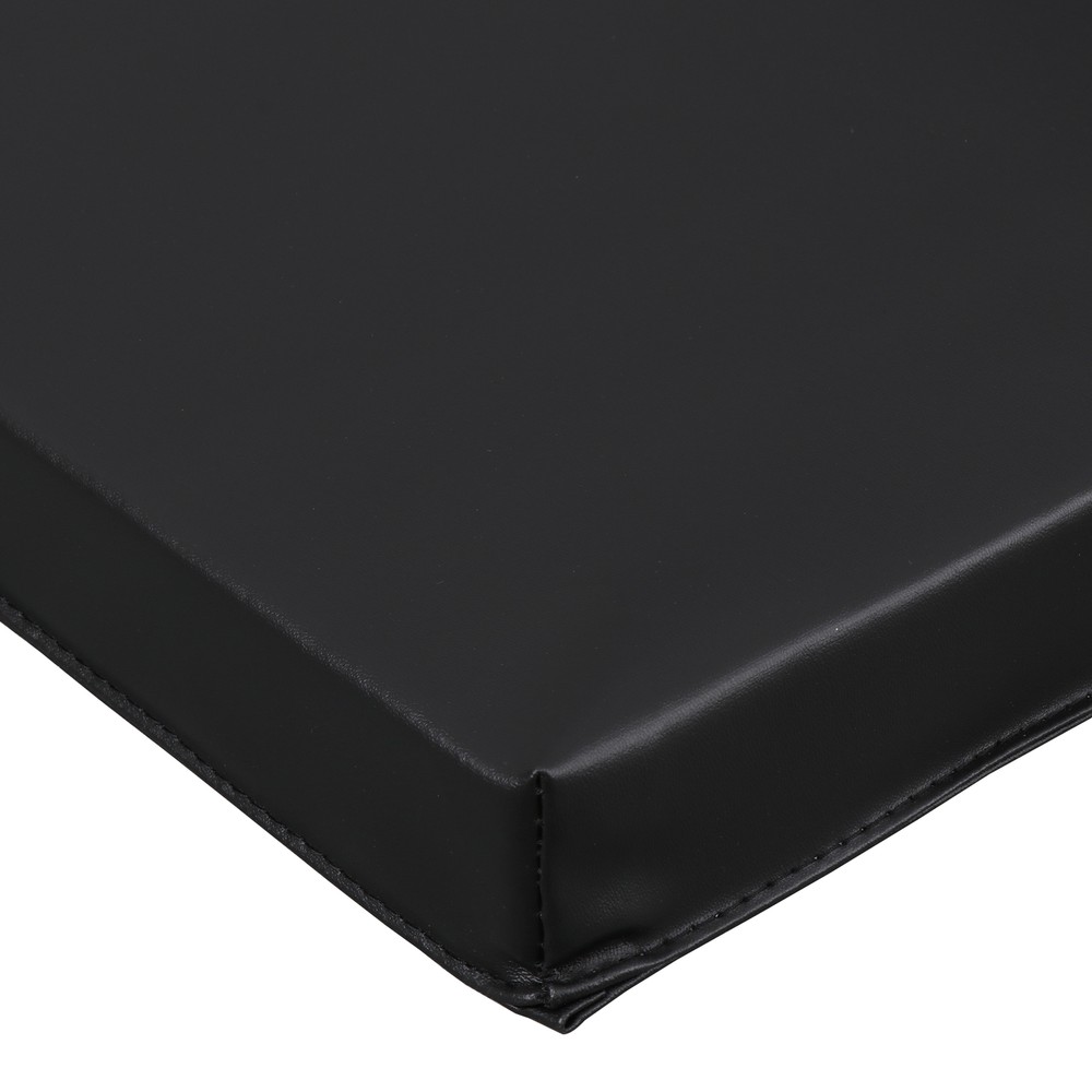 6'x2'x2" Tri-Fold Folding Gym Exercise Mat Stretching Yoga Mat Black with Handle