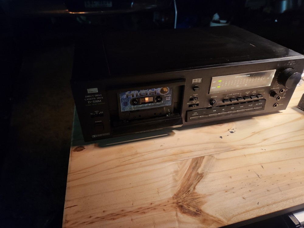 🔥 Rare Sansui D-550M Cassette Deck. Tested Working 💪 🔥