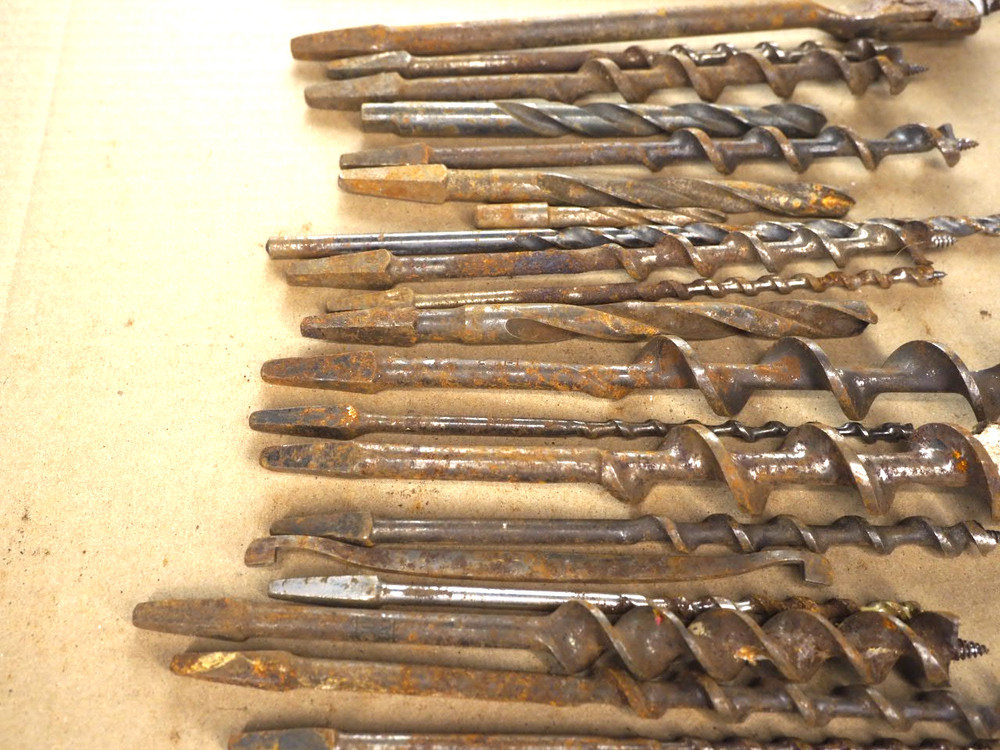 Auger bit hand brace drill bits