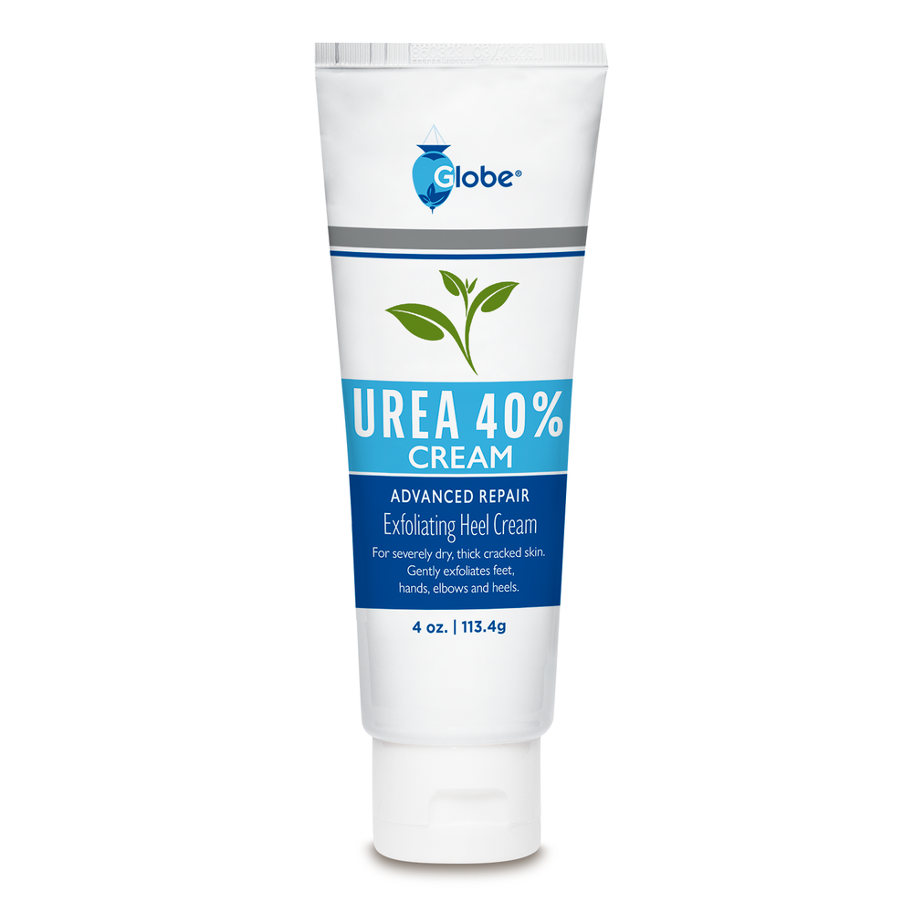 Globe Urea Cream 40% - (4 oz) Intensive Hydration for Dry Cracked Skin