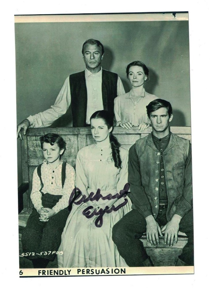 Richard Eyer Signed Autographed 4 x 6 Photo Actor B