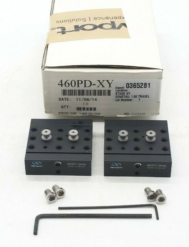 Newport 460PD-XY Peg-Joining 2-Axis Dovetail Linear Stage