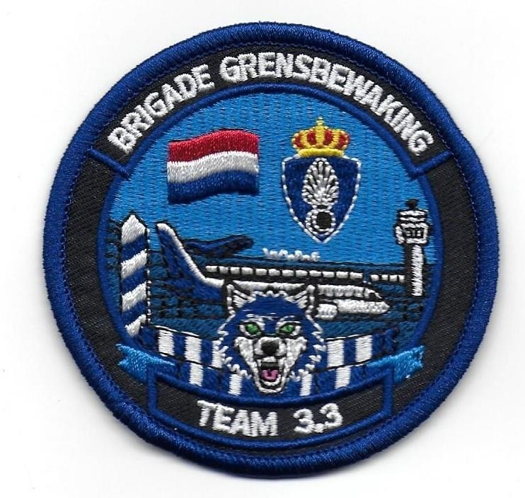 NETHERLANDS POLICE CUSTOMS TEAM3.3   patch