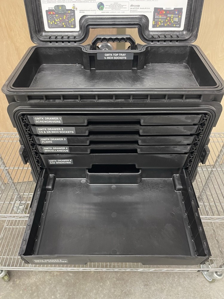 Snap-on Tools GMTK 6 Drawer All-Weather Rolling Tool Box Empty Case Only!