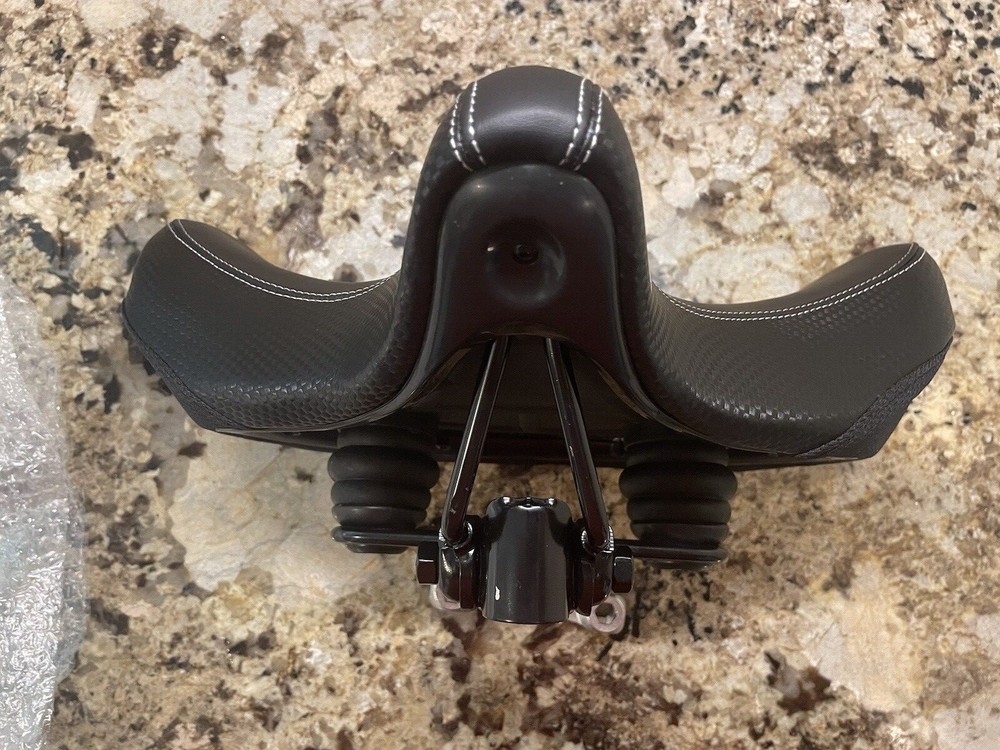 Namucuo Oversized Comfortable Replacement Bicycle Seat - New Black Saddle Type