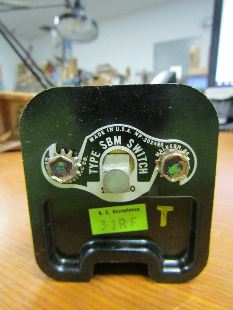 👀 NEW GE GENERAL ELECTRIC TYPE SBM VOLTMETER / ROTARY SWITCH SBM 10AA010