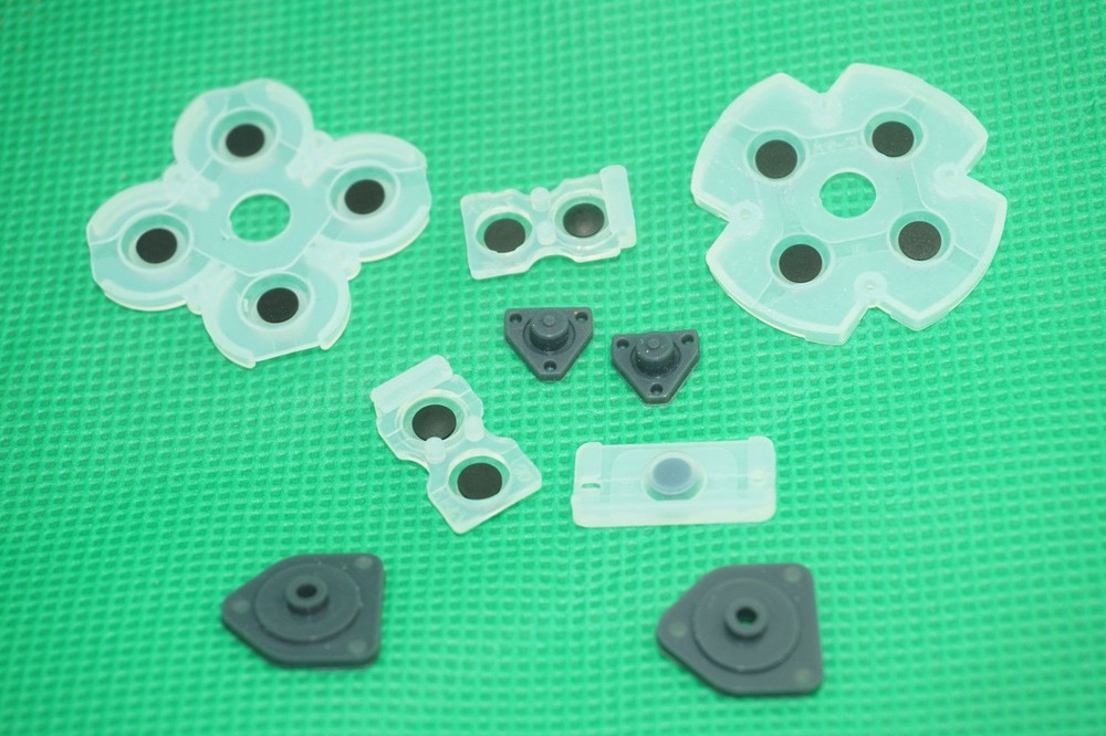 1Set Rubber Conductive Pad Silicon Buttons For Sony PS4 Wireless Controller C