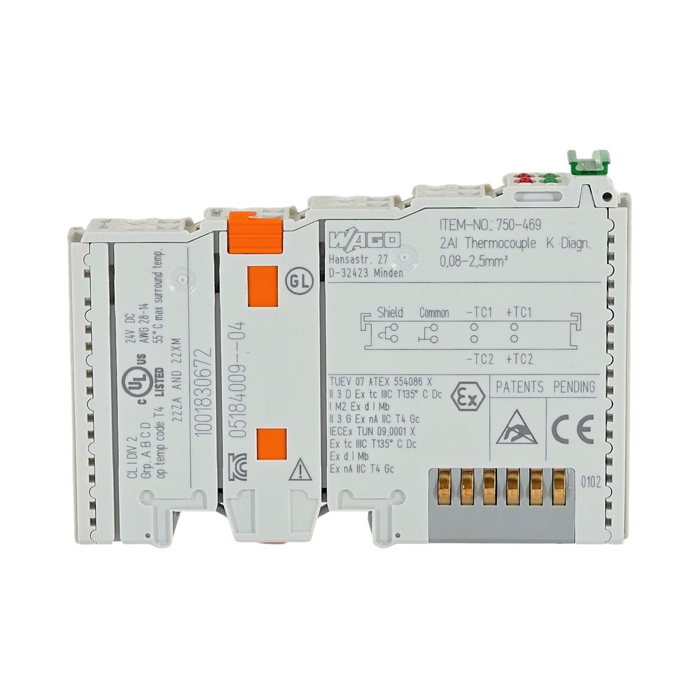 WAGO 750-469 2 CHANNEL ANALOG INPUT