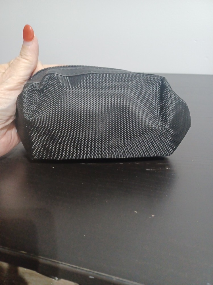 Black TUMI Delta Airlines Cosmetic Bag
