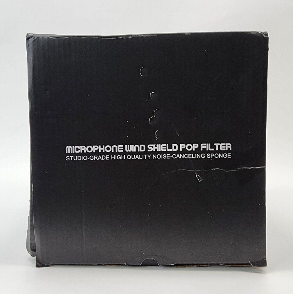 Microphone Wind Shield Pop Filter Studio-Grade High Quality Noise-Cancel Sponge