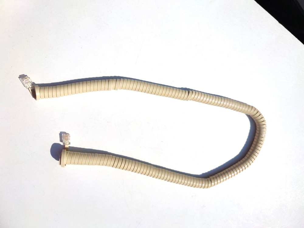 Telephone Handset Cord - 14 ft- Cream Colored- Modular