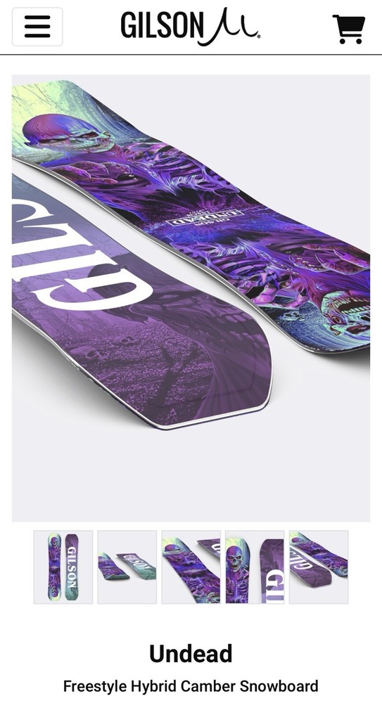 Gilson Undead 159cm Wide deck only