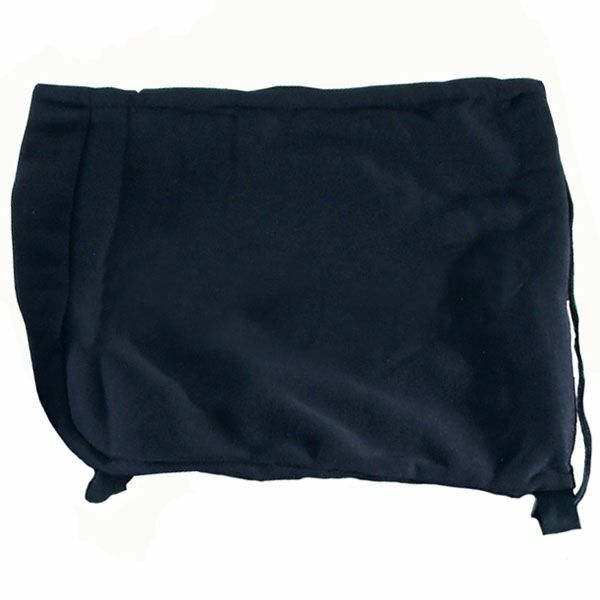 Motorcycle Cloth Helmet Drawstring Bag - Black