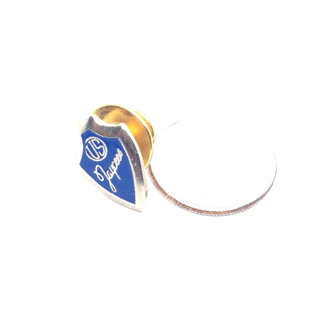 US Jaycees Blue Shield Vintage Enamel Lapel Pin