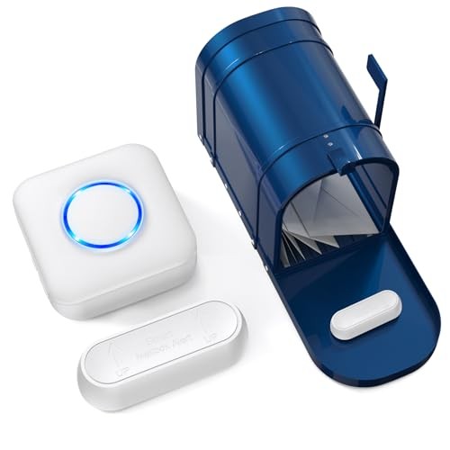 Mailbox Alarm Wireless Long Range Mailbox Alert, Mailbox Sensor with 600 ft