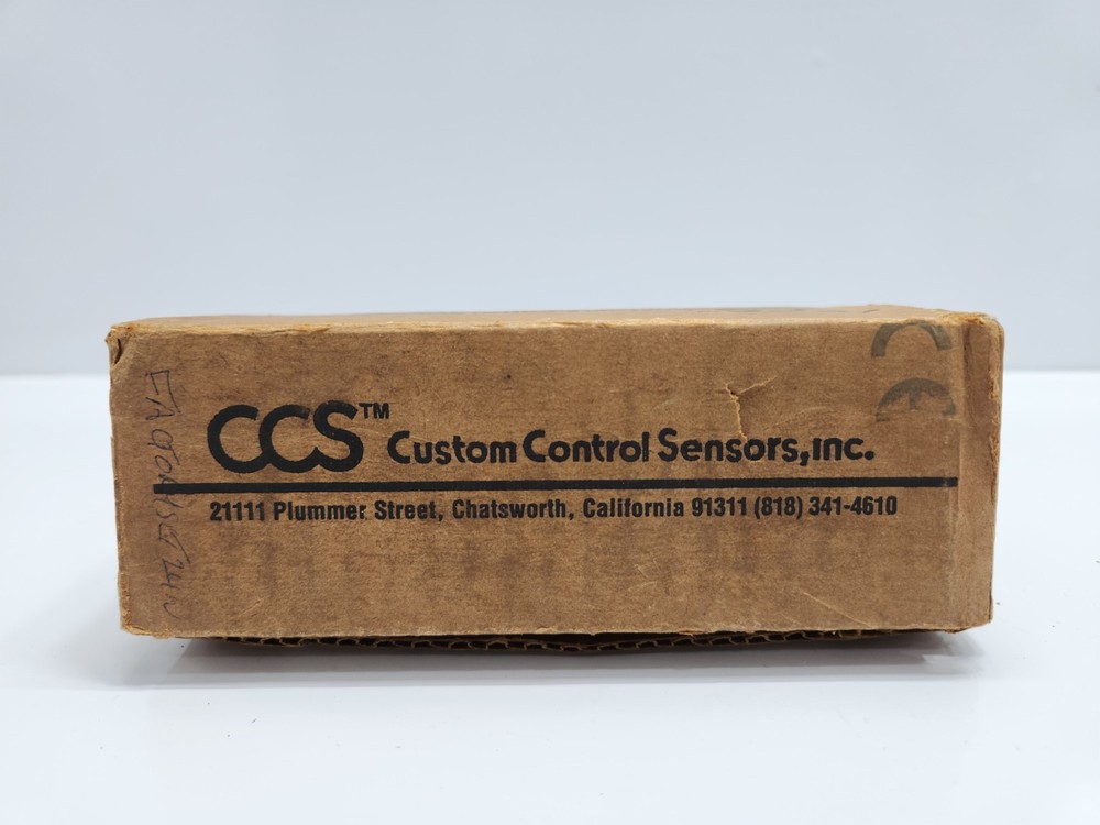 CUSTOM CONTROL SENSORS CCS 611V8000 VACUUM SWITCH 250 PSIG