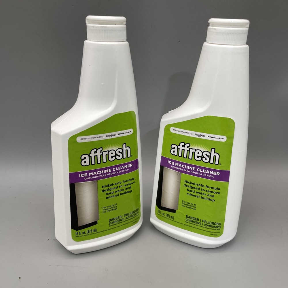 2 Pack Affresh Ice Machine Cleaner, Helps Remove Hard Water and Mineral White