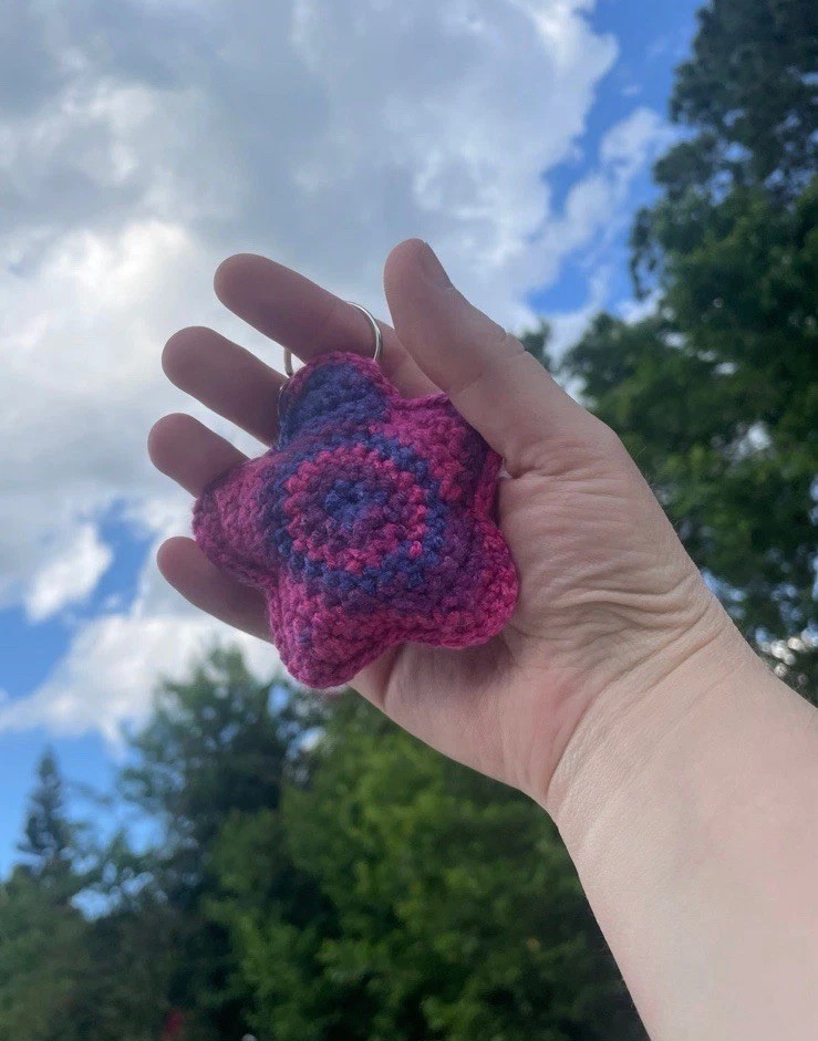 Crochet Pride Flag Stars