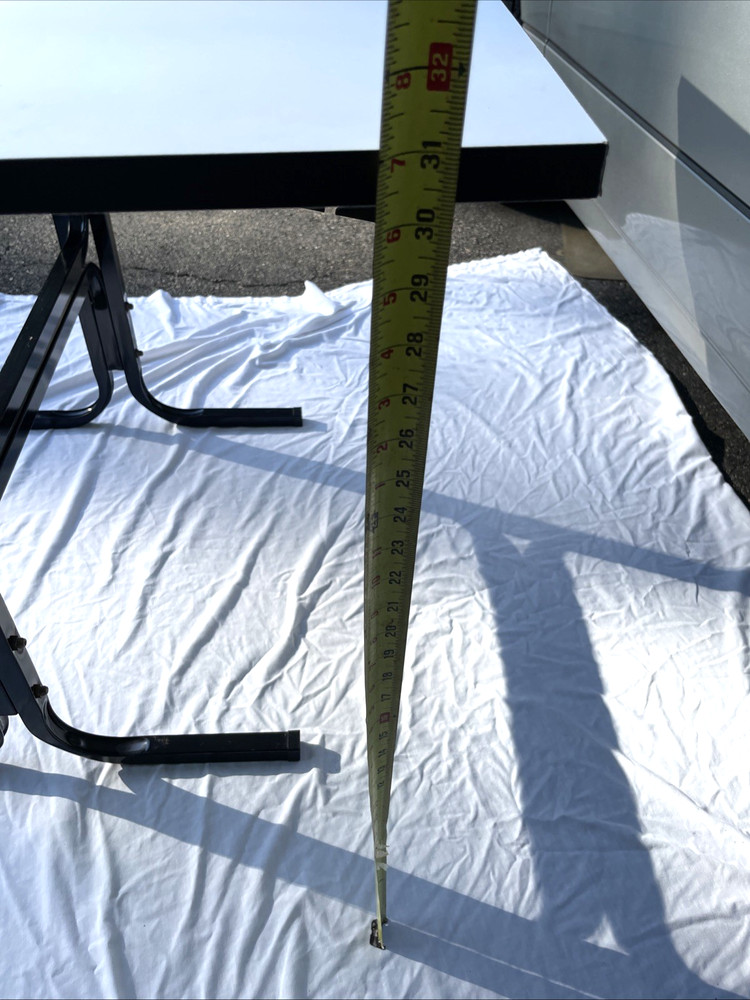 White Drafting Craft Art Desk Tilting Table 42"x30" Adjustable Settings