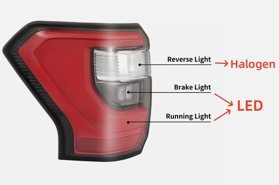 Left Tail Light for 2018 2019 2021 Ford Expedition Limited Platinum King Ranch