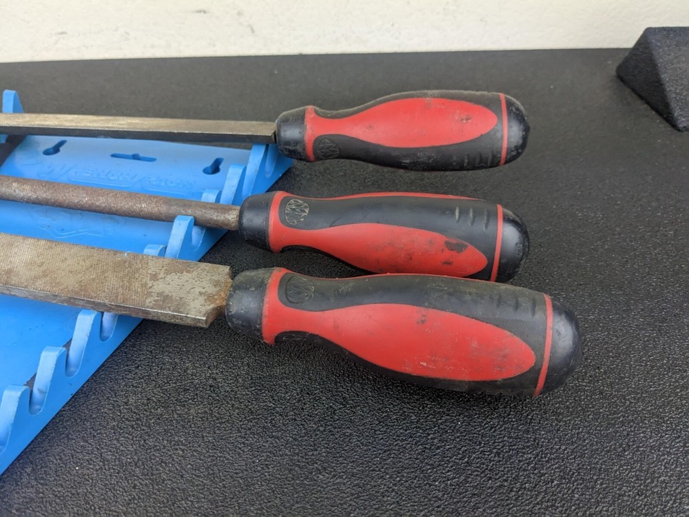 #bk336 Mac Tools 3-PC. Comfort-Grip Combination Bastard-Cut File Set