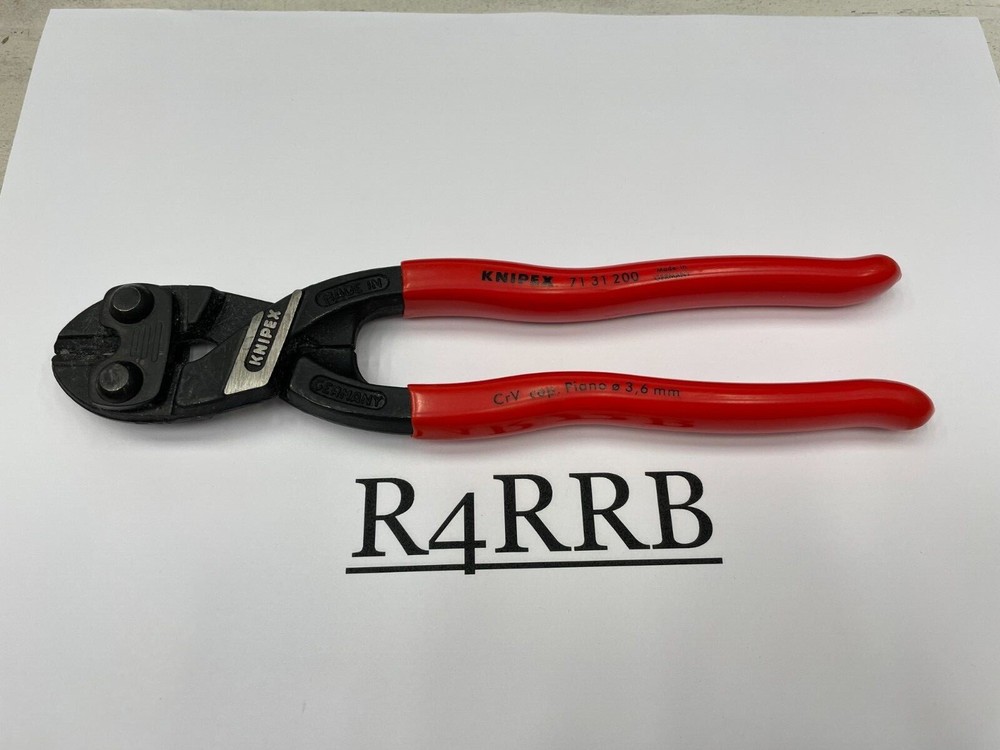 KNIPEX Tools Germany 8" CoBolt Compact Bolt Cutter With Notched Blade 71 31 200