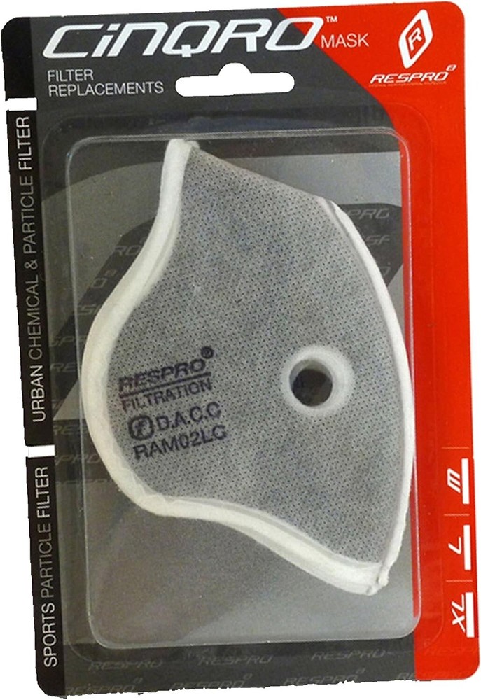 Respro Cinqro Anti Pollution Mask Urban Filter Pack XL
