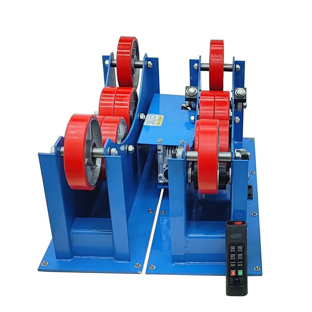 TPU Wheel Welding Turning Rolls Remote Control Digital Display Roller Frame 3T