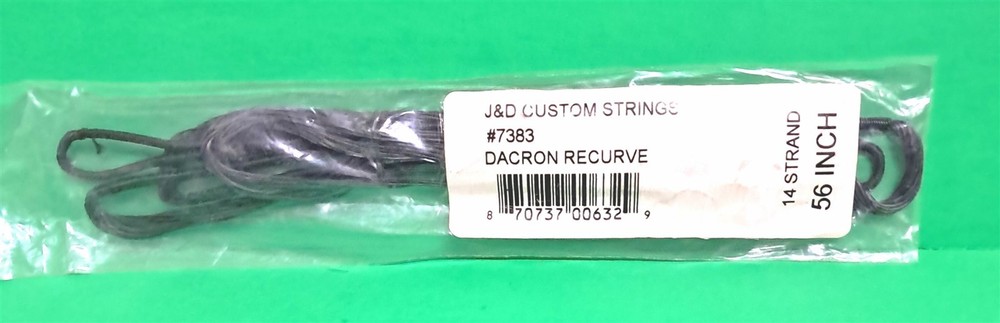 New J&D Custom Strings Premium Recurve Bow Replacement String 56" AMO 14 st B-50