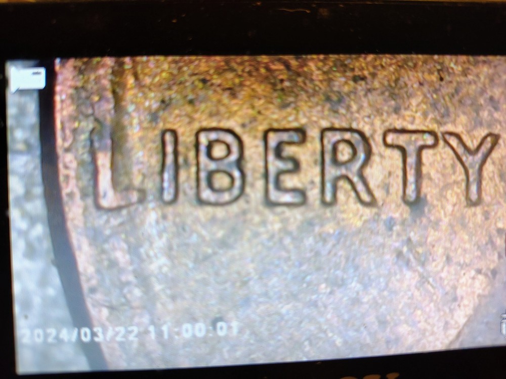 1987 P Memorial Sent With A Second V Above VDB From A Double Strike On The...
