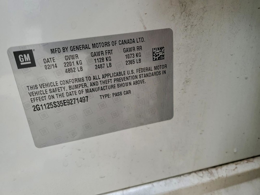 IMPALA 2014 Speedometer 3840288