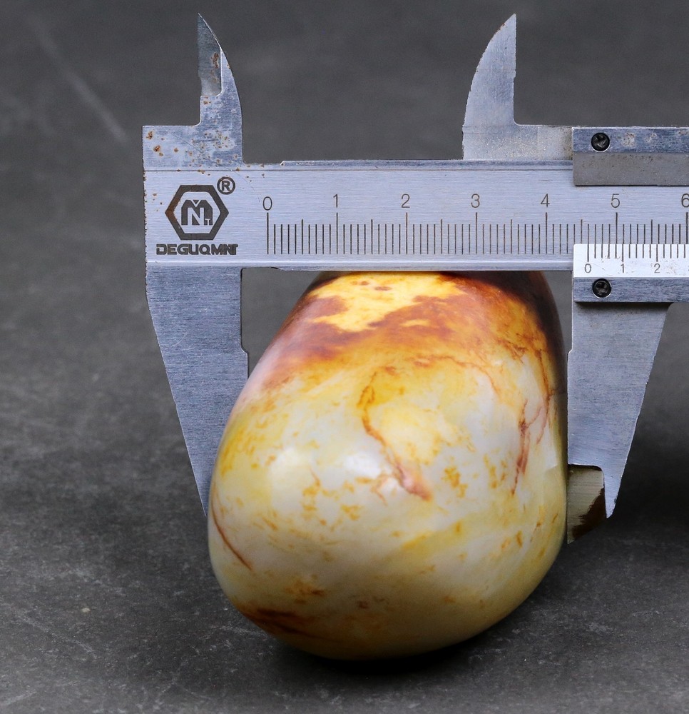 466G Certified 100% Hetian jade(Nephrite) Raw stone 和田玉青花籽料原石