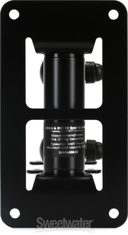K&M 24484 Speaker Wall Mount - Black