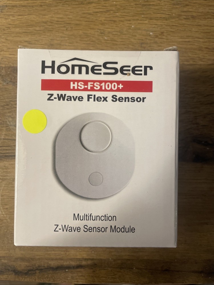 HomeSeer HS-FS100+ Z-Wave Flex Sensor w/ Light Sensor — New in Box, Discontinued